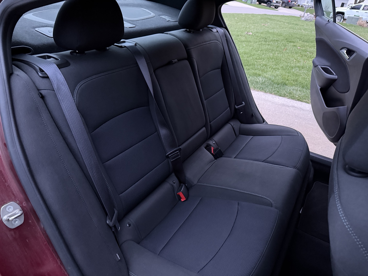 Chevrolet Cruze rear cabin after interior detailing