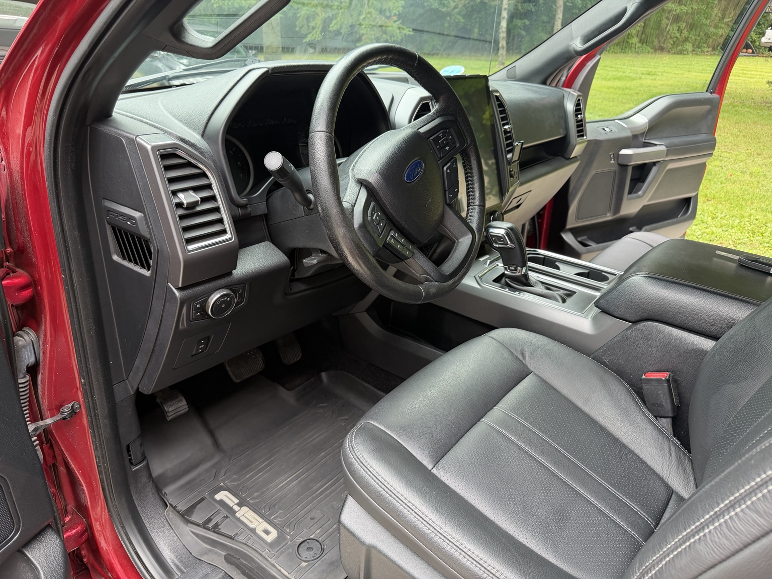 Ford F-150 driver area after interior detailing