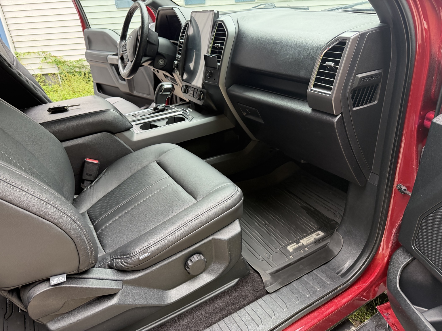 Ford F-150 passenger area after interior detailing