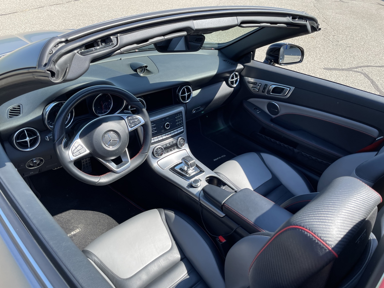 Mercedes-AMG SLC 43 interior after detailing